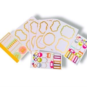 HUGE 100 Pc Set Colorful Office Labels